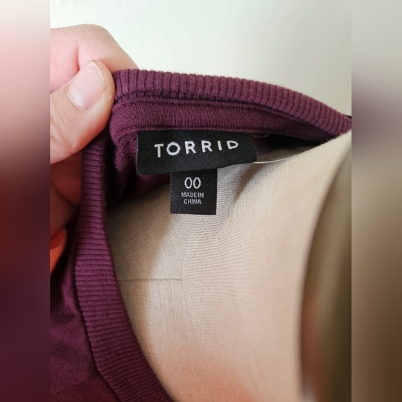Nwts Torrid Mini French Terry Shift Dress M/L 10 - Picture 4 of 11